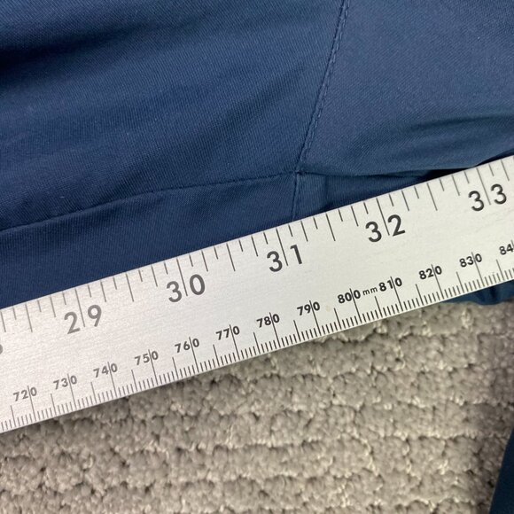 Vintage Nike Swoosh Track Pants Men's Large Blue Baggy Wide Leg Y2K 118237-451 - Picture 15 of 15